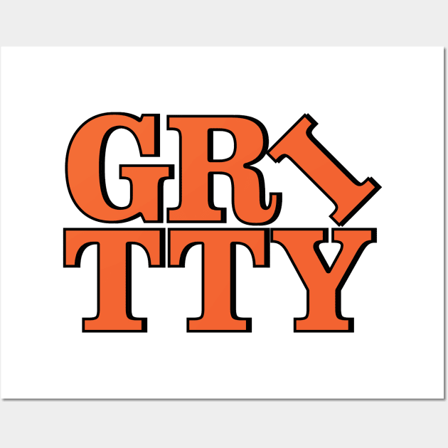 Love Gritty - White Wall Art by KFig21